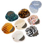 Premium Acetate Folding Pocket Comb with Mirror