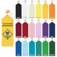 2"x6" Custom Award Ribbon with Event Card - Ribbons, Awards