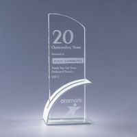 9.75" Optimist Crystal Award