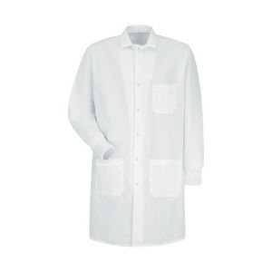 Red Kap Healthcare - Unisex Exterior Pocket Gripper-Front 41.5" Full-Length Lab Coat