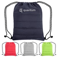 Puffy Quilted Drawstring Bag
