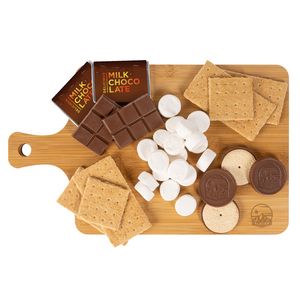 S'mores Dessert Bamboo Wood Charcuterie Cutting Board
