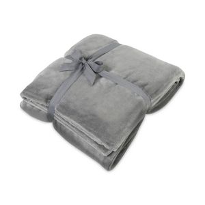 Mink Ever Soft Throw Blanket - Circular Grey