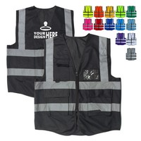 High Visibility Reflective Safety Vest With Pockets - Vests