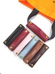 Removable & Washable Leather Luggage Handle Wrap Set Anti-Slip Anti-Constriction Travel Bag Grip