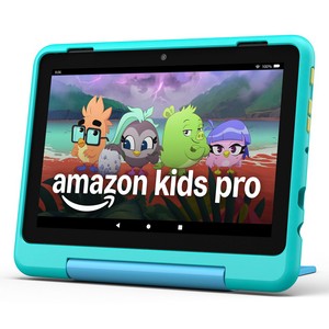 Amazon Fire HD 8 Kids Pro tablet (newest model), ages 6-12. Bright 8" HD screen, includes ad-free...