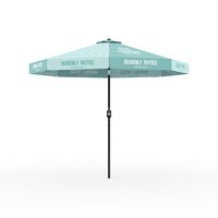 Dye Sublimated Market Umbrellas 108" - With Valances - Umbrellas