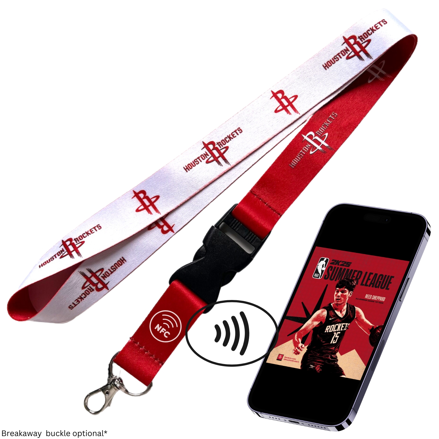 1" Magic'Tap NFC Sublimation Lanyard - Lanyards