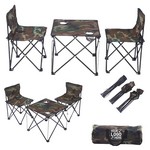 Camouflage Folding Table & Chair Camping Set