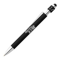 Hexode Recycled Aluminum Fidget Pen with Stylus (Engraved Imprint) - Pens, Stationery