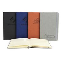 Pro Designer PU Leather 5"W x 8"H 192 Pages Journal Book (Grey) - Journals, Notebooks