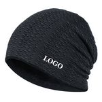 Black Winter Knit Beanie