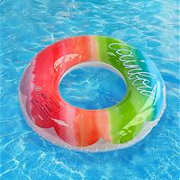 Custom 22" Inflatable Clear Pool Ring - Inflatables, Rings