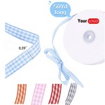 Red Gingham Craft Ribbon