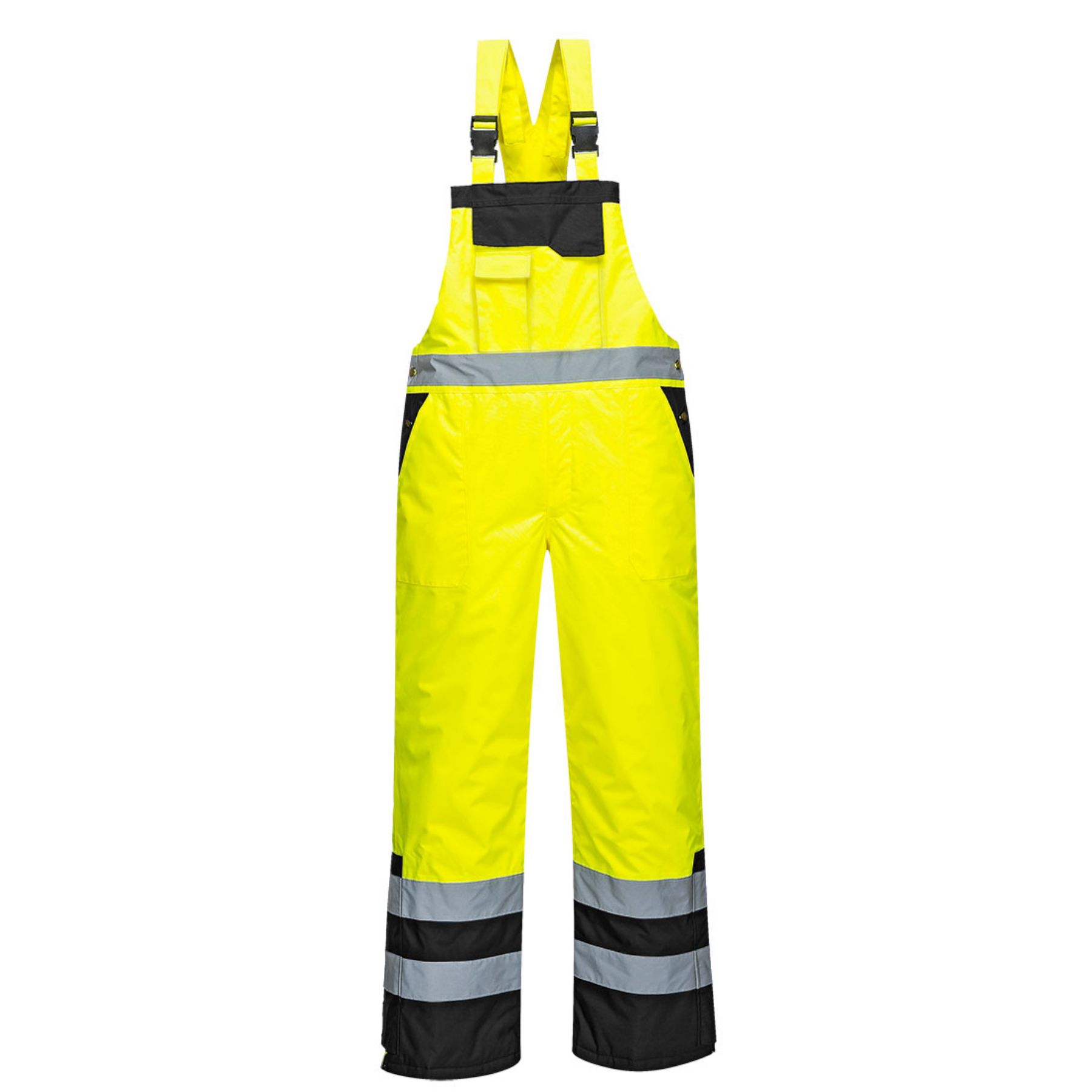 Portwest S489 Contrast Bib and Brace - Lined - Bibs