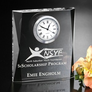 Moments Beveled Clock 4-1/2"