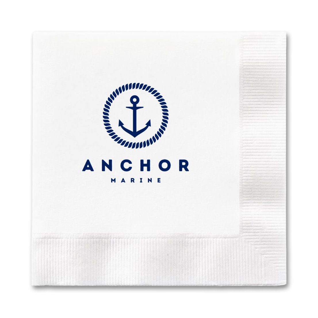 1-Ply White Beverage Napkin - High Line - Napkins