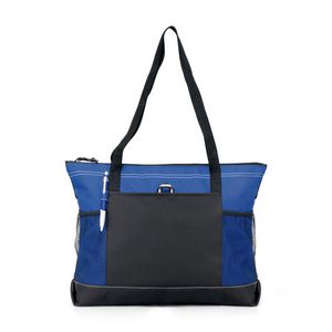 Select Zippered Tote - Royal Blue