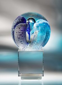 7.5" Intrigue Crystal Award