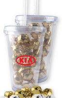 16 Oz. Clear Acrylic Tumbler W/Wrapped Truffles (15 Piece)