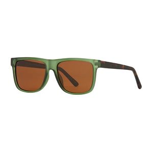 Diego Matte Olive Green & Walnut Polarized Sunglasses - Sunglasses