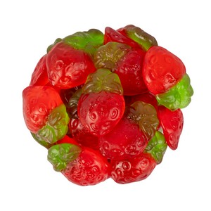 4 oz. ECO-Digibag™, Compostable & Full Color, 3D Gummy Strawberries