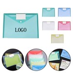 Plastic File Envelopes with Label Pocket