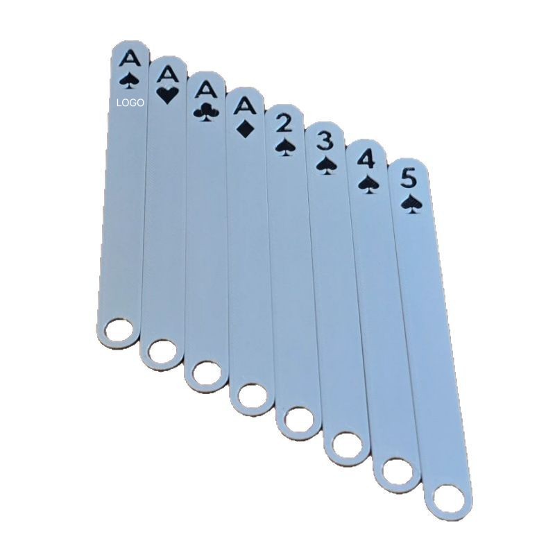 Playing Card Popsicle Sticks 56pcs 3D Printed Desktop Ornament Unique Desk Display - Sticks, Ornaments