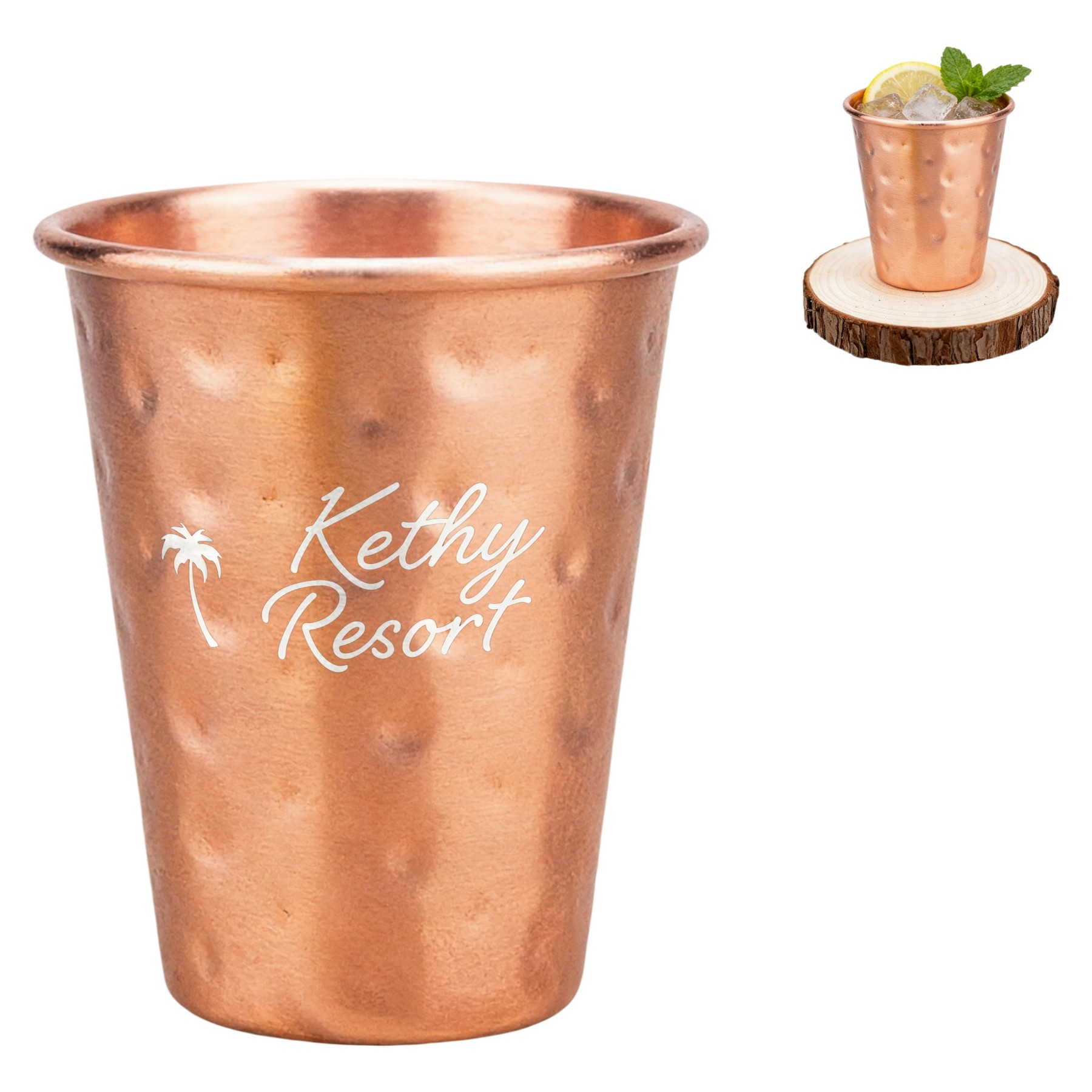 2 oz. Copper Plated Party Shot Cup - Cups