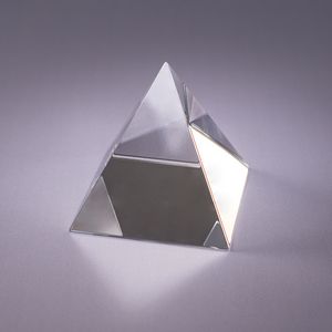 Pyramid Crystal Paperweight