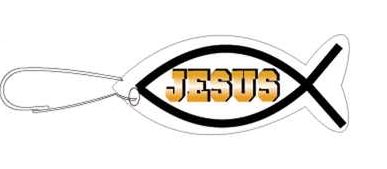 Jesus Fish Zipper Pull - Zipper Pulls