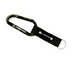 Carabiner w/Strap & Metal Plate