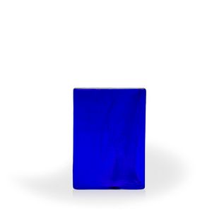 Sargossa Cobalt Vertical Wedge Recycled Glass Award, 6"