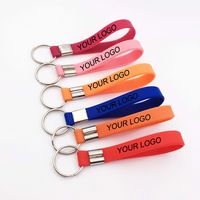 Silicone Wristband Keychain - Key Chains / Rings, Wristbands