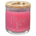 Candle in a Glass Holder with Wood Lid - CND01-05D