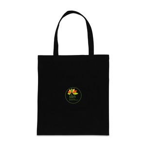 Impact AWARE™ Recycled Cotton Tote w/Bottom 145g - Black