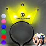 LED Crown Tiara Princess Headband Built-in Battery