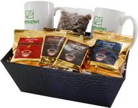 Tray w/Mugs and Choc Peanuts