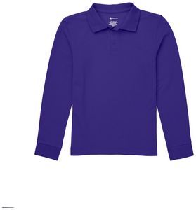 Classroom Uniforms - Children's Unisex Long Sleeve Pique Polo - Shirts, Uniforms