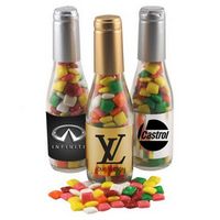 Champagne Bottle with Mini Chicklets