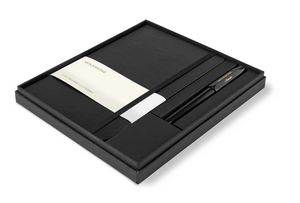 Moleskine® Large Notebook and Kaweco Pen Gift Set - Black