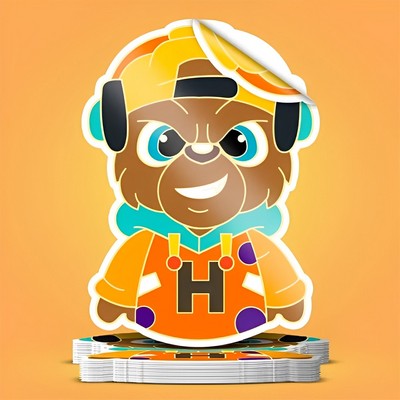 5" Custom Die Cut Sticker