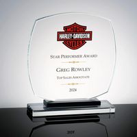 Gemini Squareround Double Base Award (7.08"x7.75"x2")