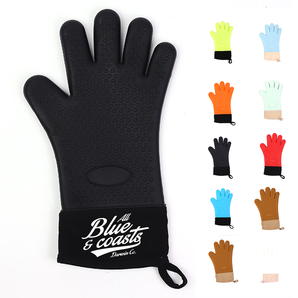 Heat Resistant Silicone Baking Gloves - Gloves