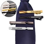 Modern Twisted Metal Tie Clip – Minimalist Necktie Bar