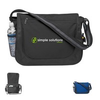 Messenger Bag With Matching Striped Handle