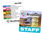 Extra-Thick Laminated I.D./Event Badge with Punch - 4x4 - 24 pt.