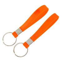 Silicone Wristband Keychain - Key Chains / Rings, Wristbands