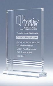 7.5" Vogue Crystal Award