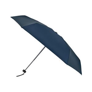 Elements 39" Recycled Manual Mini Folding Umbrella - Navy